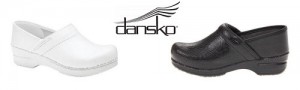 Dansko Nursing Shoes Black and White
